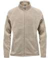 FHZ-1W Stormtech Ladies Avalante Full Zip Knitted Fleece Jacket Oatmeal Heather colour image
